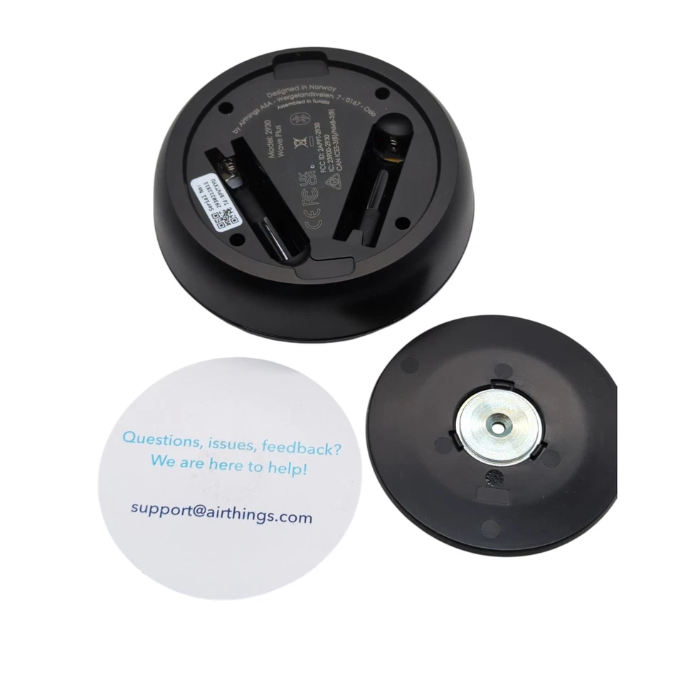 Airthings 2911 Wave Plus, Black Edition – Radon- und Luftqualität-Messgerät - Bild 2 von 4