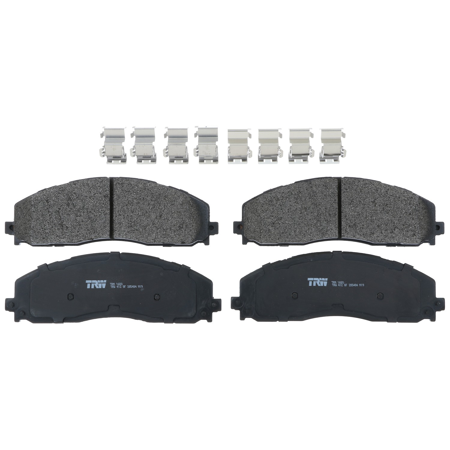 Disc Brake Pad Set for Ford F-250 Super Duty 2013 - 2024 TRW  Pro TRM1680