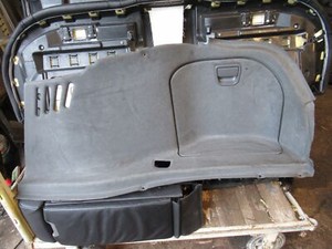 BMW 7er E65 E66  Kofferraum Verkleidung rechts grau Abdeckung Seitenwand 8223556