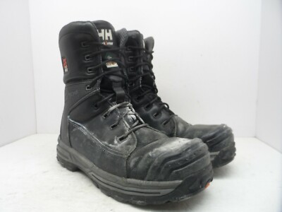 Helly Hansen Men's 8'' Composite Toe Composite Plate Safety Work Boots Black 10M