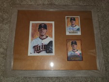 🌟2018 TOPPS GALLERY ORIGINAL 1/1 DAN BERGREN ARTWORK JOSE BERRIOS w/ 2 AUTO 