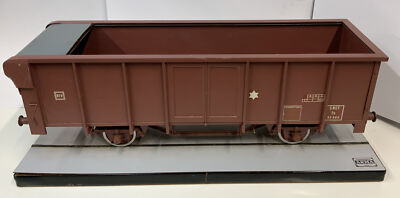 Wagon tombereau à bogies, à toit ouvrant, type Ts