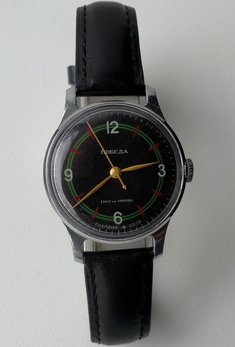 Pobeda Kirovskie 2608 Rare Model CHN610K Vintage Original Soviet Watch 1950s - Picture 2 of 11