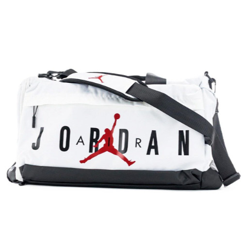 Bolsa Jordan Air Duffle Blanca 55cm Gym Viaje Hombre Mujer Grande 9A0168-001