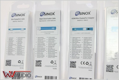 Sinox HDMI 30 Pin Dock Mini DP Display Port. 5x - Afbeelding 11 van 12