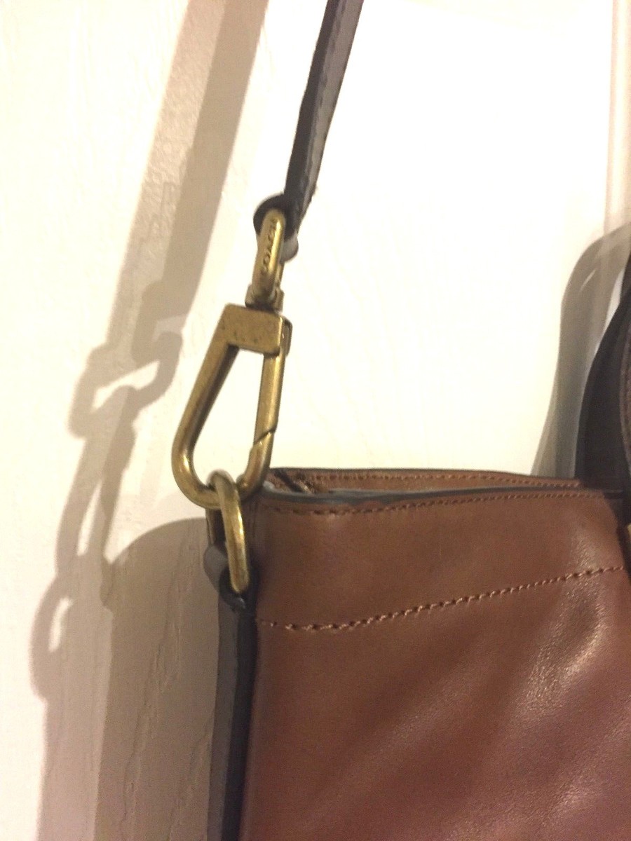 NWT Coach Men's Bleecker Urban Leather Tote Bag Brass Fawn