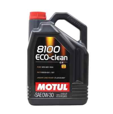 Motul 8100 Eco-Clean SAE 0W-30 Synthetic Motor Oil 5 Liters