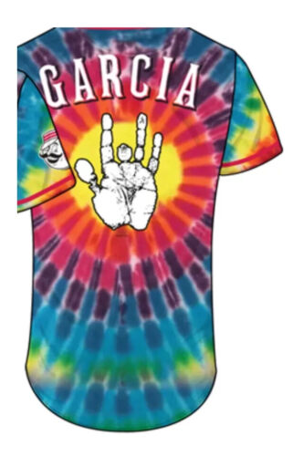 2024 Cincinnati Reds Jerry Garcia Grateful Tie-Dyed Jersey Extra Large XL 8/2 - Picture 3 of 4