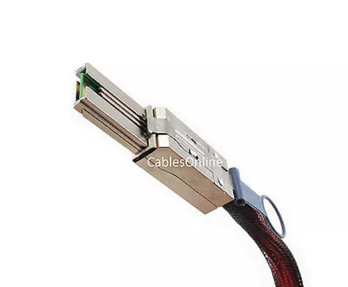 78" External SAS (SFF-8088) M to Internal Mini SAS (SFF-8087) M Cable, SAS-AE78C - Image 3 of 4