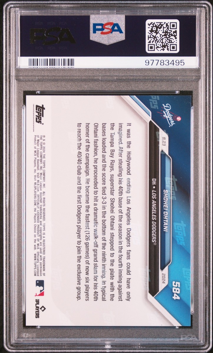 2024 TOPPS NOW #584 SHOHEI OHTANI PSA 10 | eBay