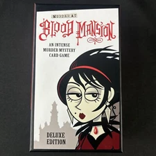 Murder at Blood Mansion Deluxe Card Game Deduction & Bluffing Halloween Party