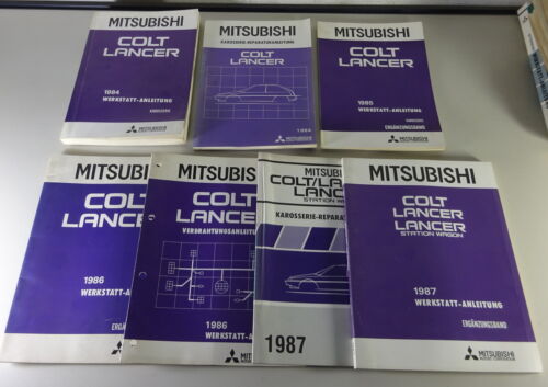 Manual de Taller + Suplementos Mitsubishi COLT/ Lancero Stand 1984-1987