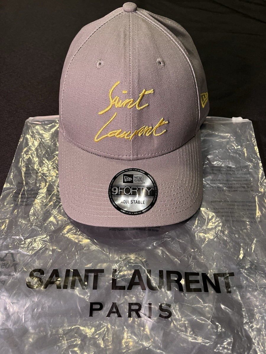 BRAND NEW SAINT LAURENT YSL BASEBALL CAP ONE SIZE COTTON NEW BRAND NEW SAINT LAURENT YSL BASEBALL CAP ONE SIZE COTTON NEW