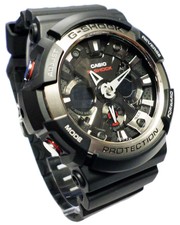 CASIO G-SHOCK BLACK MEN'S ANALOGUE DIGITAL WATCH GA-200-1AER for sale  online | eBay