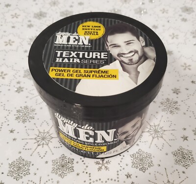 DIPPITY-DO MEN Power Gel Supreme Bold Hold, Non-Flaking 11.5 fl oz/340 mL