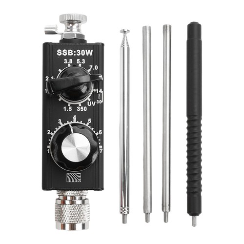 Pocket ANT QRP Shortwave Antenna 1.8MHz-30MHz VHF UHF Adjustable Tuned Antenna