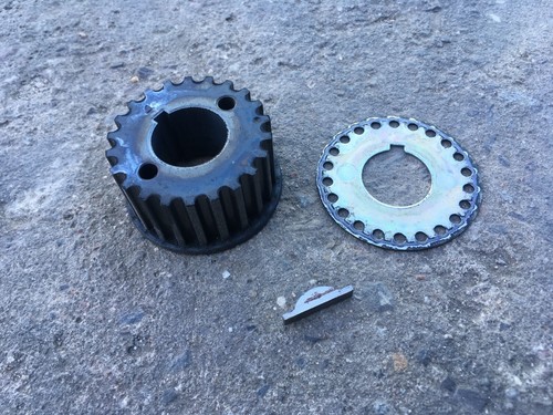 Daihatsu Cuore L251 (03-07) : Kurbelwellen-Zahnriemenrad + Sperrstift + Scheibe