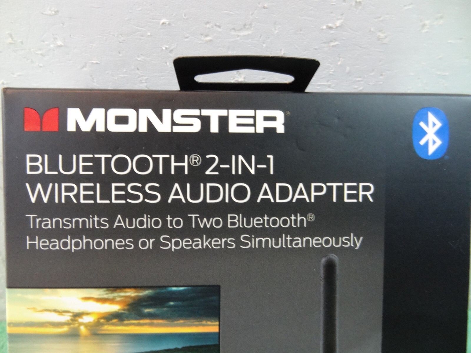 NEW Monster 2 in 1 Bluetooth Wireless Audio Adapter, Transmitter