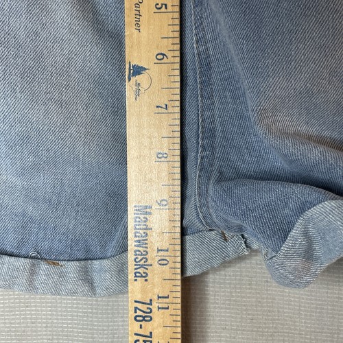 Chillipop Girls Overalls Shorts Size 14 Blue Denim Jean Heart Love Graphic - Picture 14 of 14
