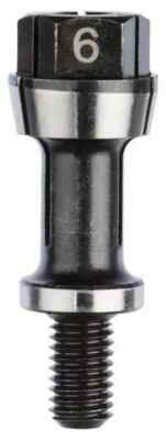 BOSCH Spannzange mit Spannmutter, 6 mm, für Bosch-Geradschleifer, zu GGS 16