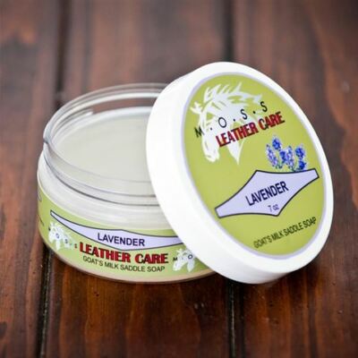 MOSS Leather Care Goat's Milk Saddle Soap