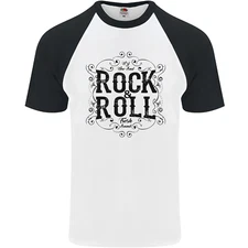 New Soul Rock n Roll Mens S/S Baseball T-Shirt