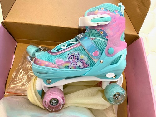 METROLLER Kids Roller Skates Girls Ages 4-6 5-8 8-12 Adjustable Toddler Roller - Picture 2 of 8