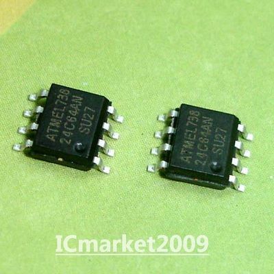100 PCS AT24C64AN-10SU-2.7 SOP-8 AT24C64 24C64AN SU27 24C64 2-Wire Serial EEPROM