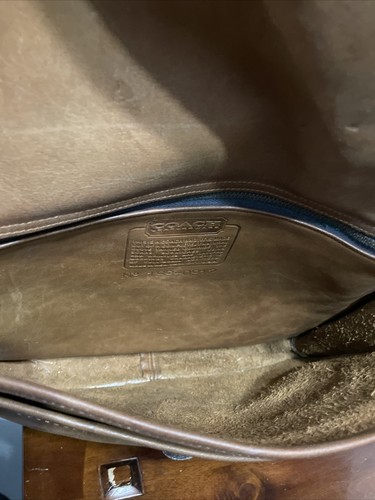 Vtg Coach Tan 199-0912 Shoulder Crossbody Bag Made In New York - Picture 10 of 17