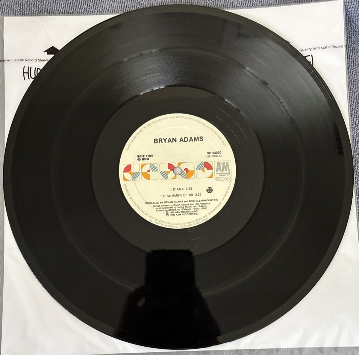 9【希少テストプレス 非売品/ブライアン・アダムス】BRYAN ADAMS/ 9【希少テストプレス 非売品/ブライアン・アダムス】BRYAN ADAMS/