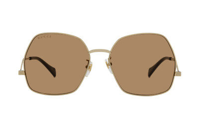 New Authentic Gucci Women's Sunglasses GG0972S 002  Gold Ladies 60-17-145