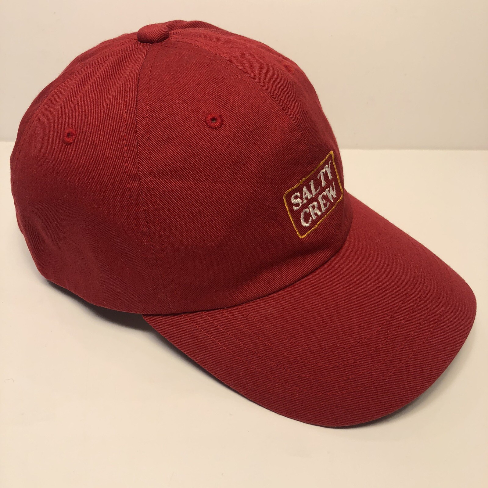 Salty Crew Red Adjustable Cap Strapback By The Classics Yupoong Hat
