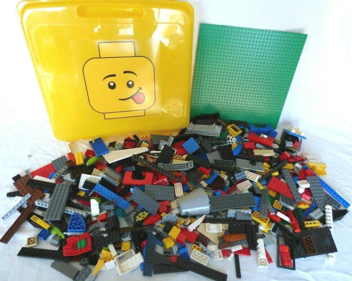 Lego storage case cheap with base plate