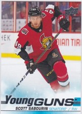 2019-20 Upper Deck Young Guns Rookie Card RC #220 SCOTT SABOURIN