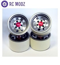 Hot Racing Blw22h18 12mm Hex Raw Steel 2.2 Beadlock 6-lug 8-hole Wheels 4 Hot Racing Blw22h18 12mm Hex Raw Steel 2.2 Beadlock 6-lug 8-hole Wheels 4