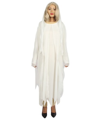 Geisterbraut Kostüm Damen Spuk Hochzeitskleid Halloween Grusel Kostüm