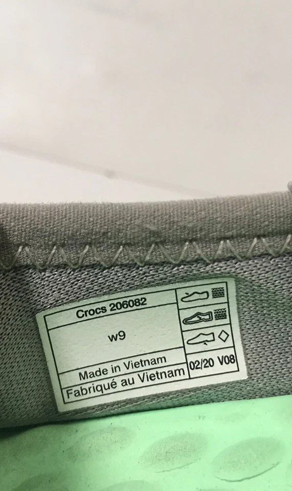 Crocs LiteRide Mary Jane - Lt Gray -Womens Comfort Shoes Size W9 READ - Image 2 of 4