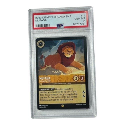 Mufasa - Betrayed Leader graded PSA 10 for sale on eBay