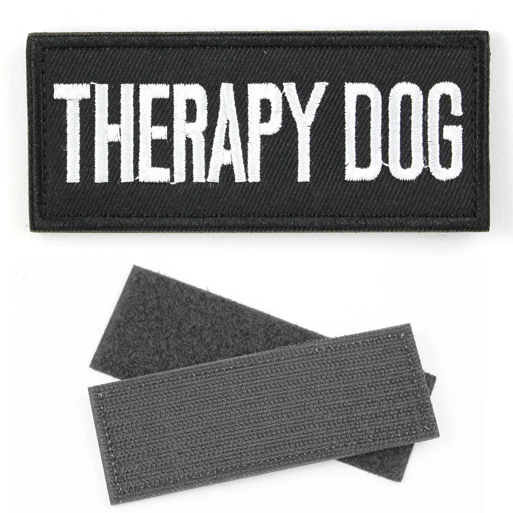 Dog Harness Patch Hook & Loop Canine K9 Vest Warning Badge Tactical Pet Labels