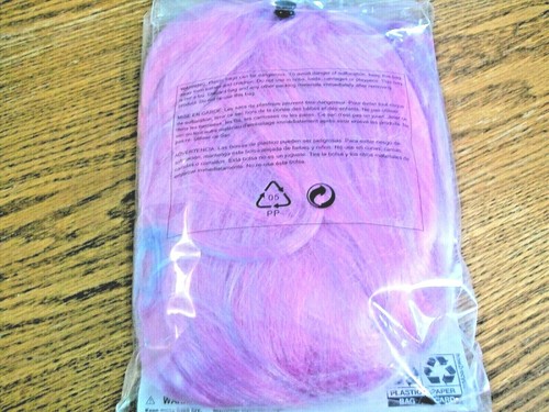 Way to Celebrate Halloween Ombre Layered Wig Adult One Size Ages 14+ Pink/Blue - Picture 3 of 4