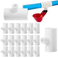 20x Automatic Cups Water Feeder Drinker Chicken Waterer Poultry Chook Bird