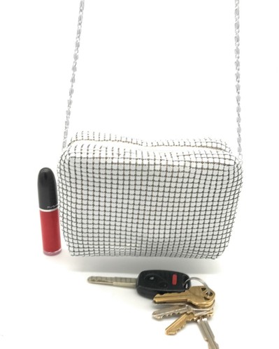 Small Evening Metal Mesh Party Prom Wedding Banquet Purse (USA Stock) "NEW" - Picture 16 of 31