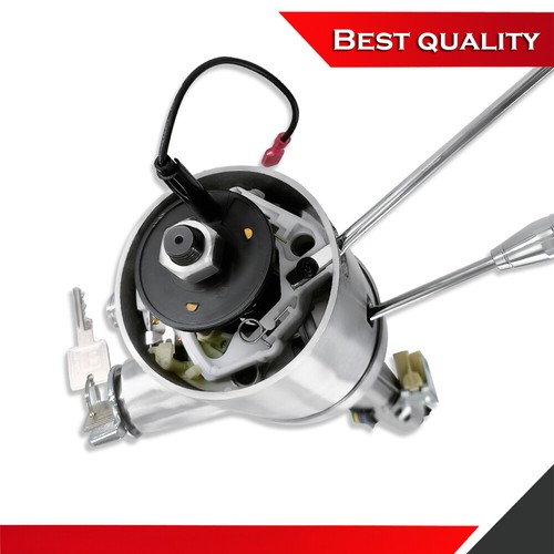 Stainless Tilt Manual 30" Steering Column Floor Shift with Key & Wheel Adapter - Bild 3 von 5