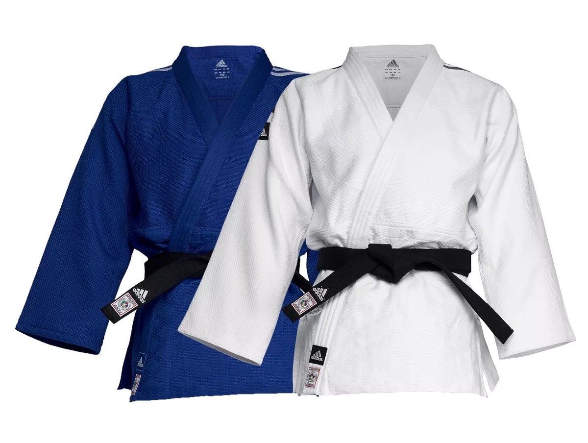 【美品】 adidas Champion 27oz JACKET Judo Approved IJF III 柔道着