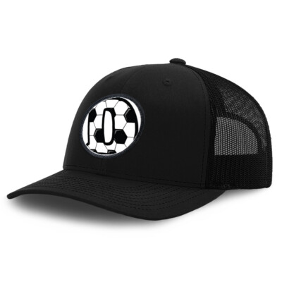 Patch Hat Trucker Baseball Cap Soccer D Letter Alphabet Dad Hat for Men & Women