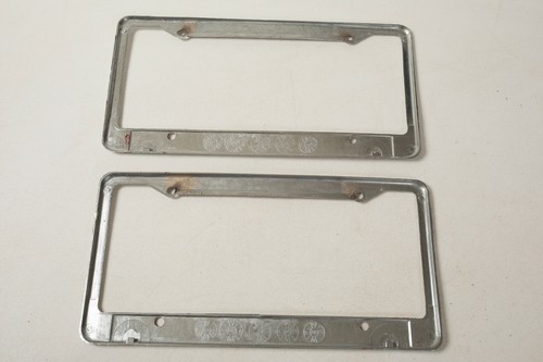 Vintage License Plate Frame Pair (G3R) Marysville Don McCullough Auto Dealer - Picture 4 of 8