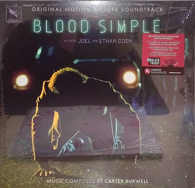 BLOOD SIMPLE - BURWELL CARTER - SOUNDTRACK MARBLED - RSD BLACK FRIDAY 2023 - LP