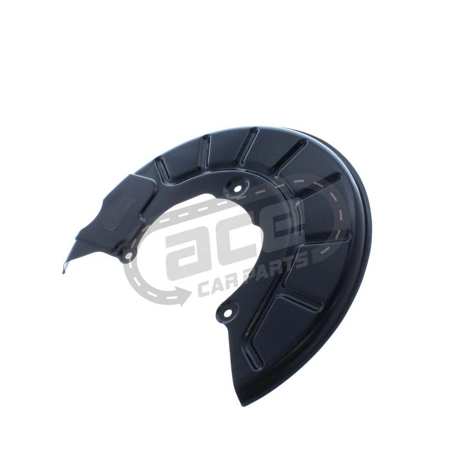 Par de placas de proteção contra poeira disco de freio dianteiro Volkswagen Caddy Van 2004-2016 - Imagem 3 de 4