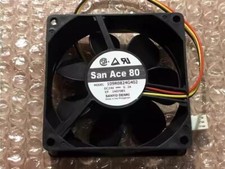 Sanyo 109R0824G402 DC24V 0.2A 80 80 25MM 3-Pin Axial Cooling Fan