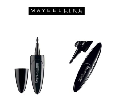 Maybelline EyeLiner Master Precise Curvy - 01 Intense - Eyeliner - Schwarz